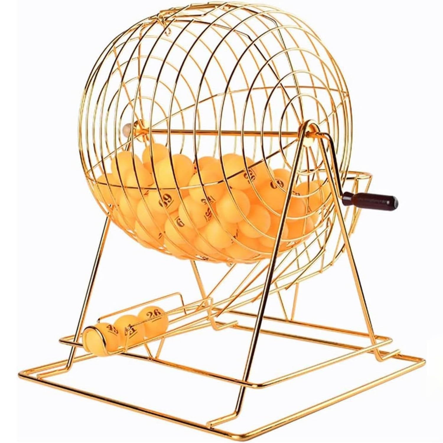 Bingo Cage Lottery Drawing Machine, Batteria Durevole della Lotteria a Mano per Un Maggio di 100 Palle, Perfetta per Eventi, Feste e raduni, assicurando intrattenimento Equo e coinvolgente