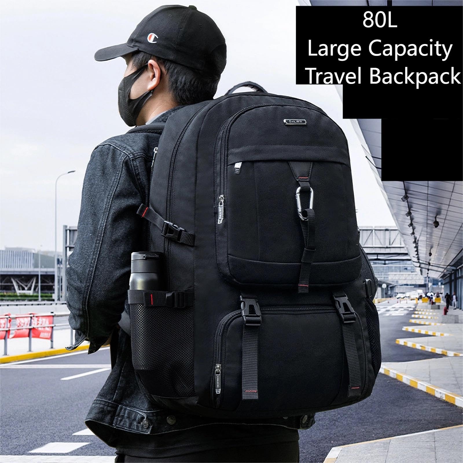 Plecak podróżny 80 l wodoodporny plecak turystyczny plecak kempingowy torba trekkingowa plecak męski outdoorowy sportowy plecak podróżny Backpac
