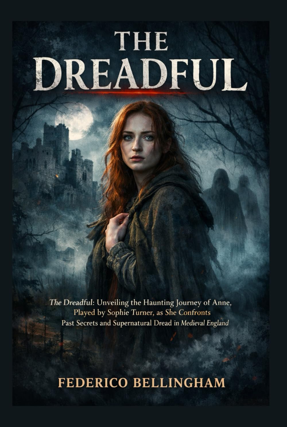 THE DREADFUL: Unveiling the Haunting Journey of Anne, Played by Sophie Turner, as She Confronts Past Secrets and Supernatural Dread in Medieval England