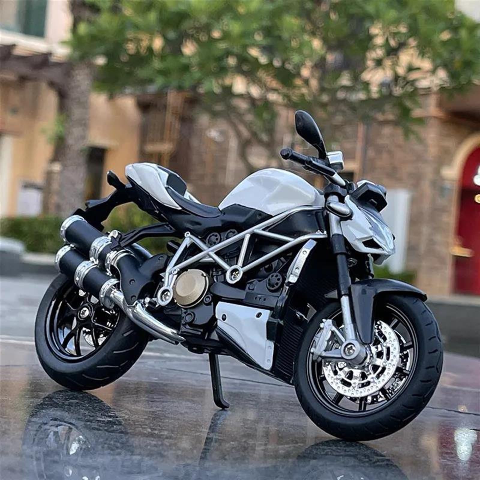 SEYXF Motorbike Toy 1:12 for Ducati Streetfighter V4 Motorcycle Model Toy Collection(B with Retail Box)