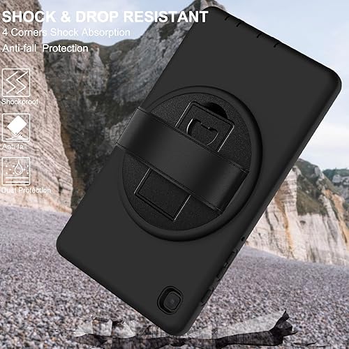 Vista 65 de ORIbox Defender - Funda para Samsung Galaxy Tab S8/Tab S7 de 11 pulgadas, protección contra caídas de cuerpo completo, parachoques 3 en 1 a prueba