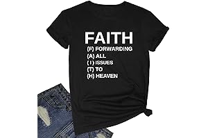 Women's Faith Graphic Tops: Expressing Beliefs in Style