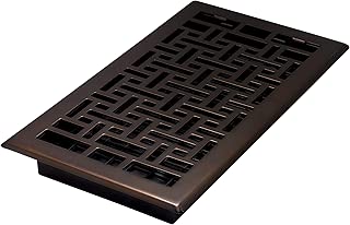 Decor Grates AJH612-RB Oriental Floor Register, 6-Inch by 12-Inch, Rubbed Bronze - coolthings.us