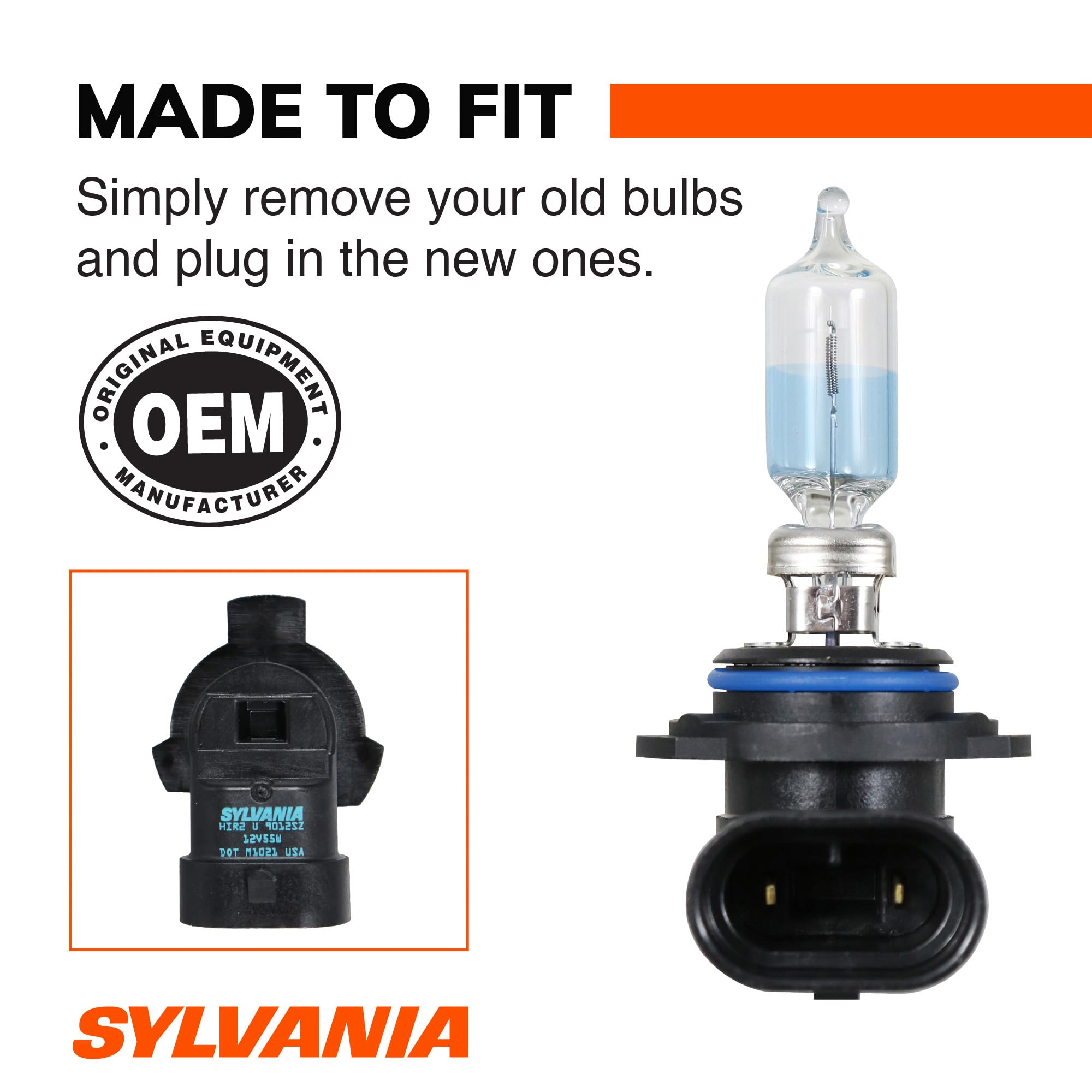 Amazon.com: SYLVANIA 9012 SilverStar zXe GOLD Halogen Headlight