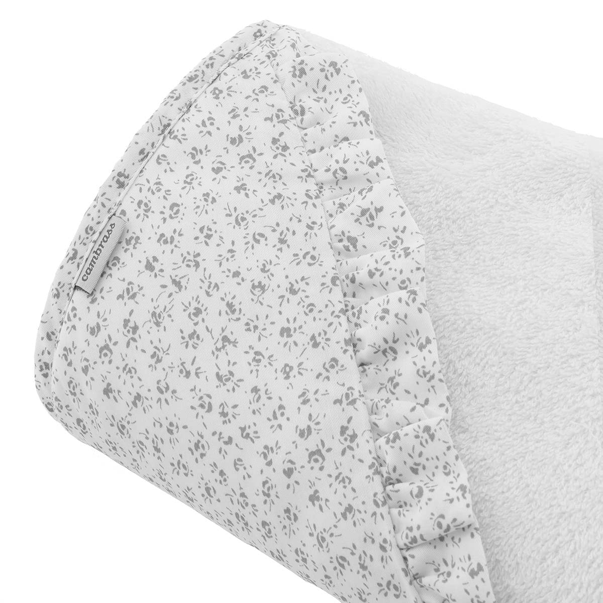 Cambrass - Accappatoio Neonato 100X100X1 Cm Liberty Grau