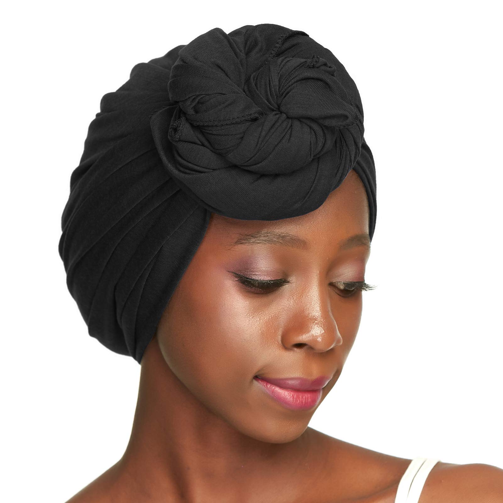 Satin Lined Head Wrap for Black Queen-Protect Hair Style,Available Day & Night