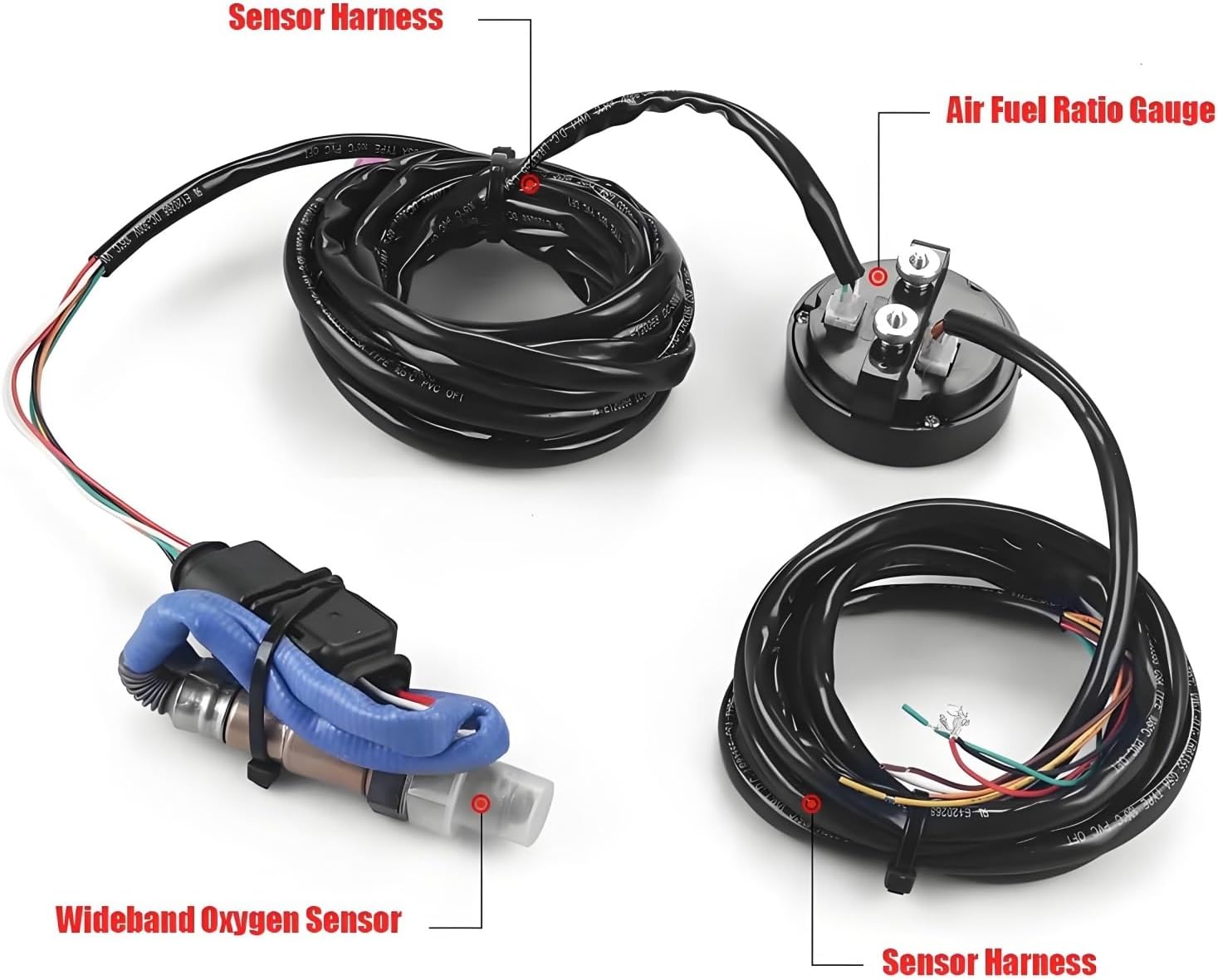 30-0300 Wideband O2 Air Fuel Ratio Gauge Kit LSU 4.9 Sensor Controller For Car Engine Tuning Data Logging RS232 CANbus 0258017025