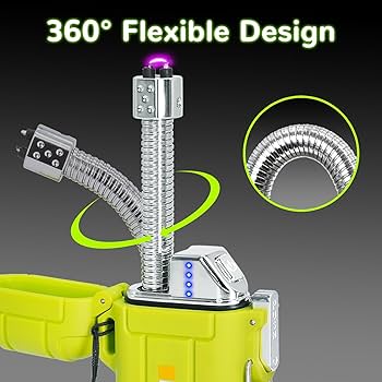 Amazon.com: Laffizz Waterproof Lighter Outdoor Flexible Neck