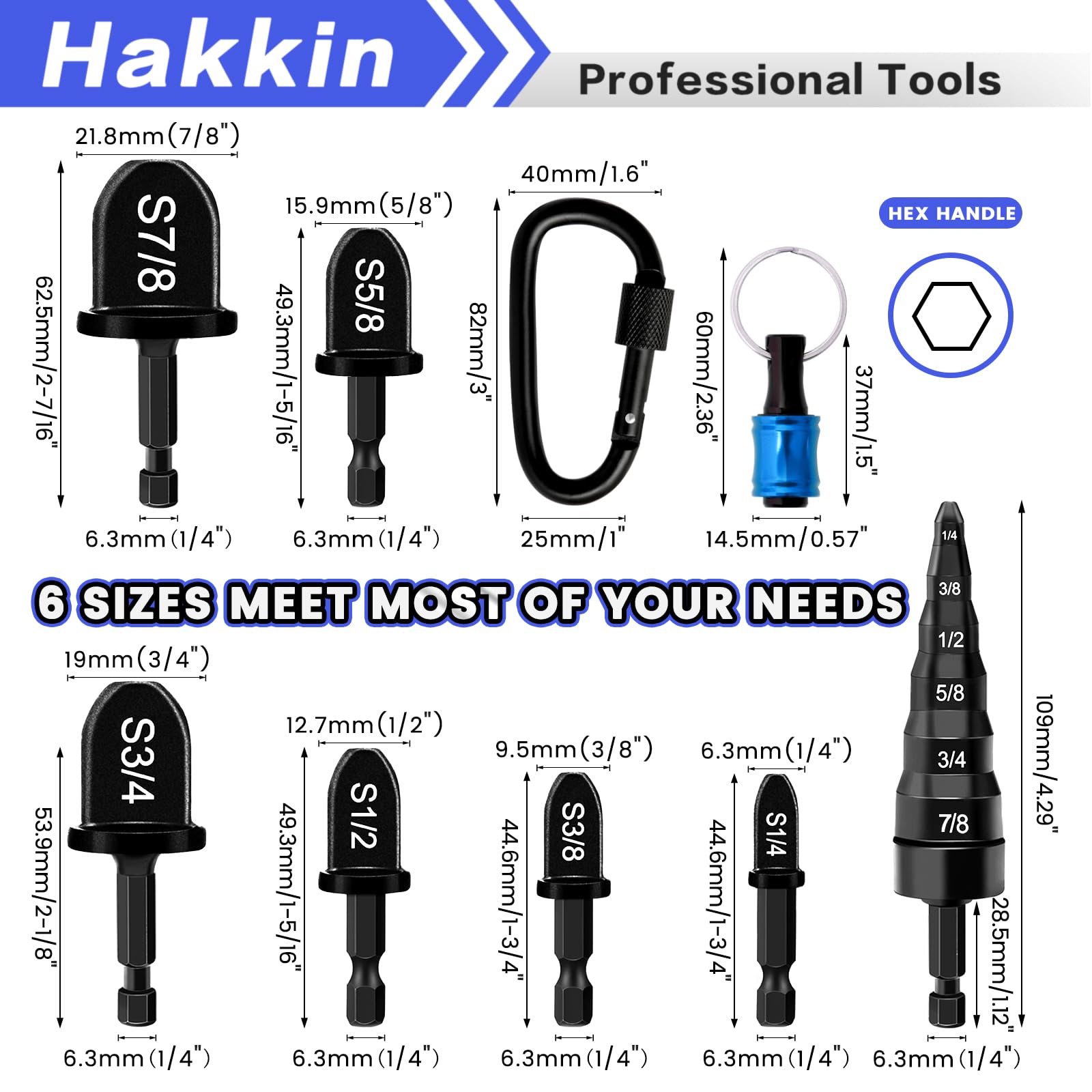 Hakkin 6-in-1 Swage Tool Kit - Copper Tube Expander -4 Hakkin 6-in-1 Swage Tool Kit - Copper Tube Expander -4