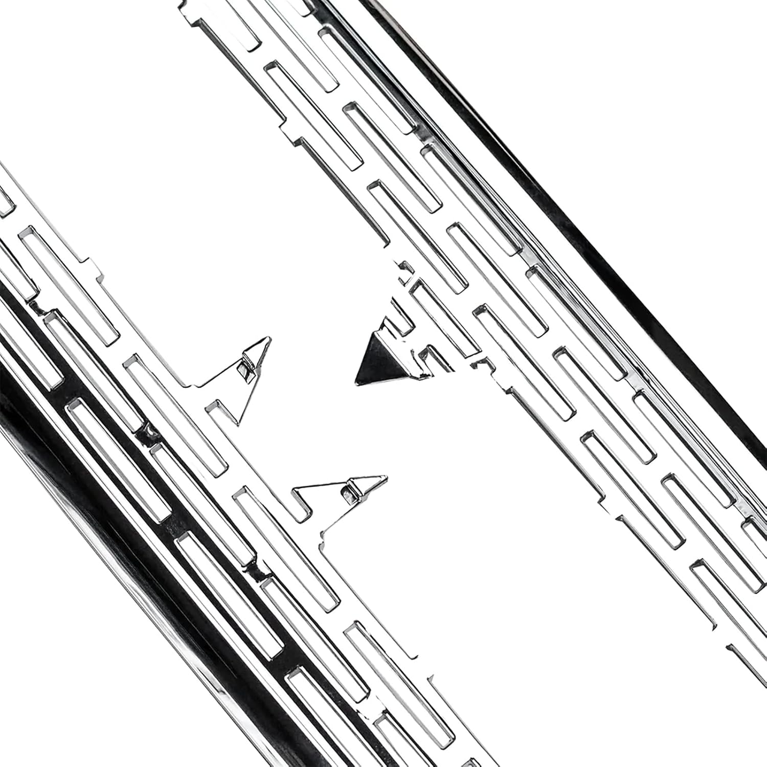 YOUNGERCAR Chrome Grill Overlay for 2010 2011 2012 2013 2014 2015 GMC Terrain SLE/SLT Exterior Front Bumper Hood Grille Covers 3pcs