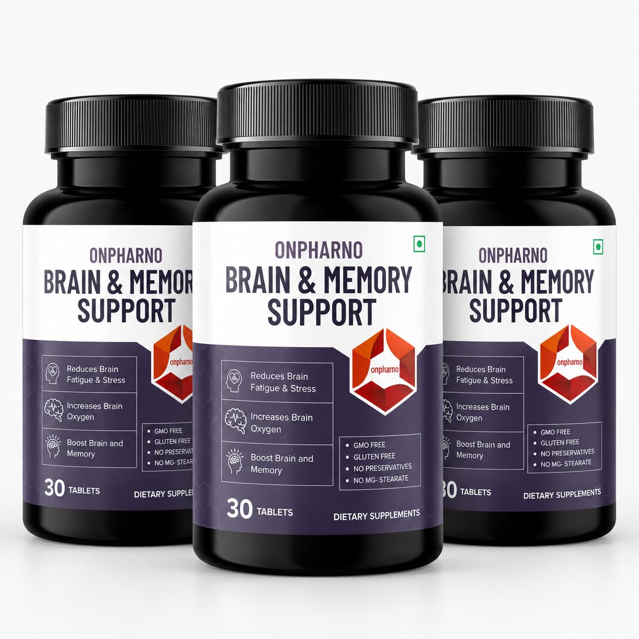 Brain & Memory Support combines L-Theanine, Phosphatidylserine, Alpha GPC Choline, Brahmi, Panax Ginseng, Ginkgo Biloba | Reduces Stress & Improves Mental Performance - 30 Tablets (Pack of 1) — Amazon image 10