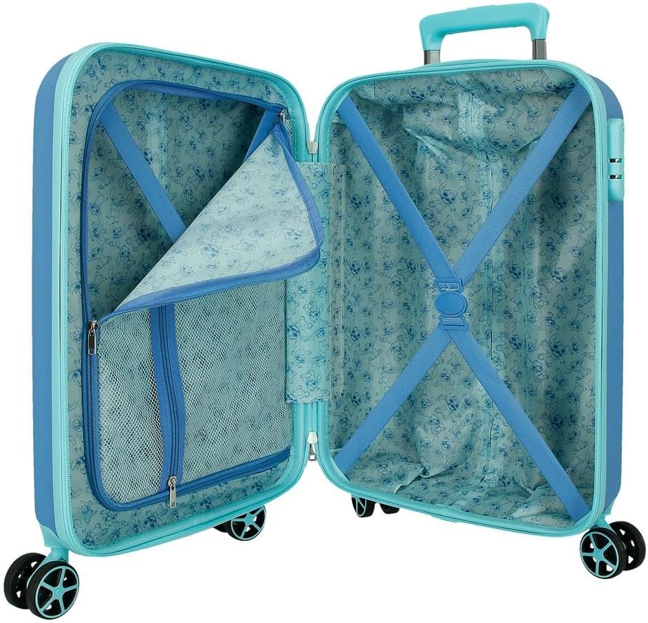 Disney Plain Suitcase Set, Bluish, Einheitsgröße