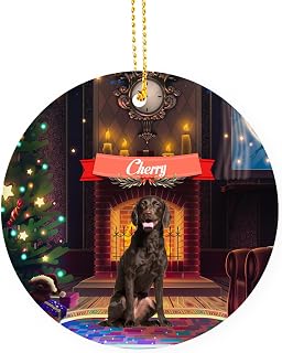 Chocolate Labrador Dog Lover Gifts for Women, Chocolate Labrador Dog Ornaments Christmas Decorations, Gifts for Chocolate Labrador Dog Ornaments for Women