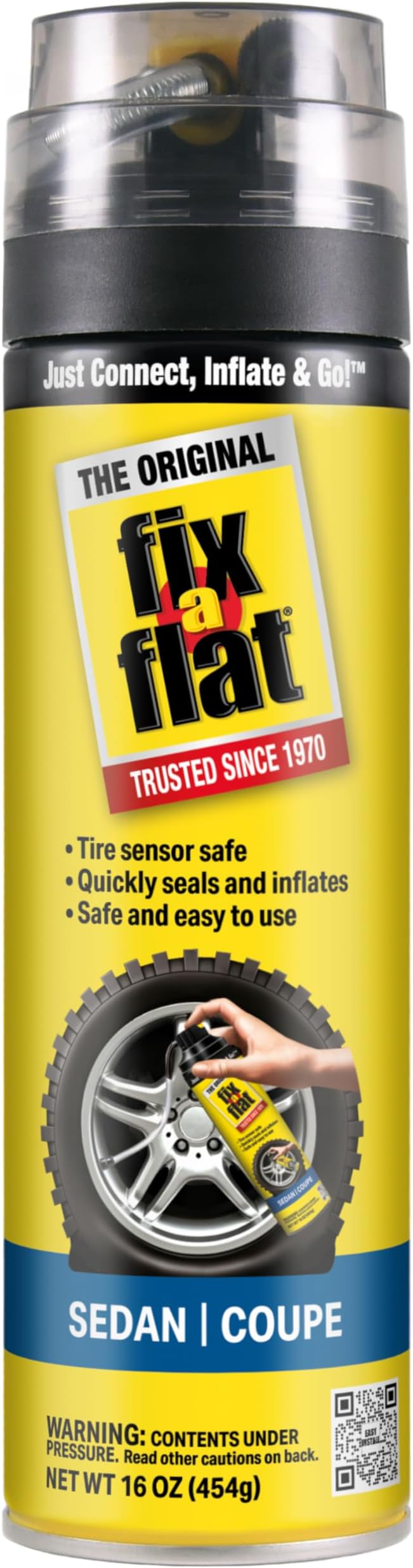 Fix-A-Flat S60420 Tire Inflator with Eco-Friendly Formula, (16 oz)