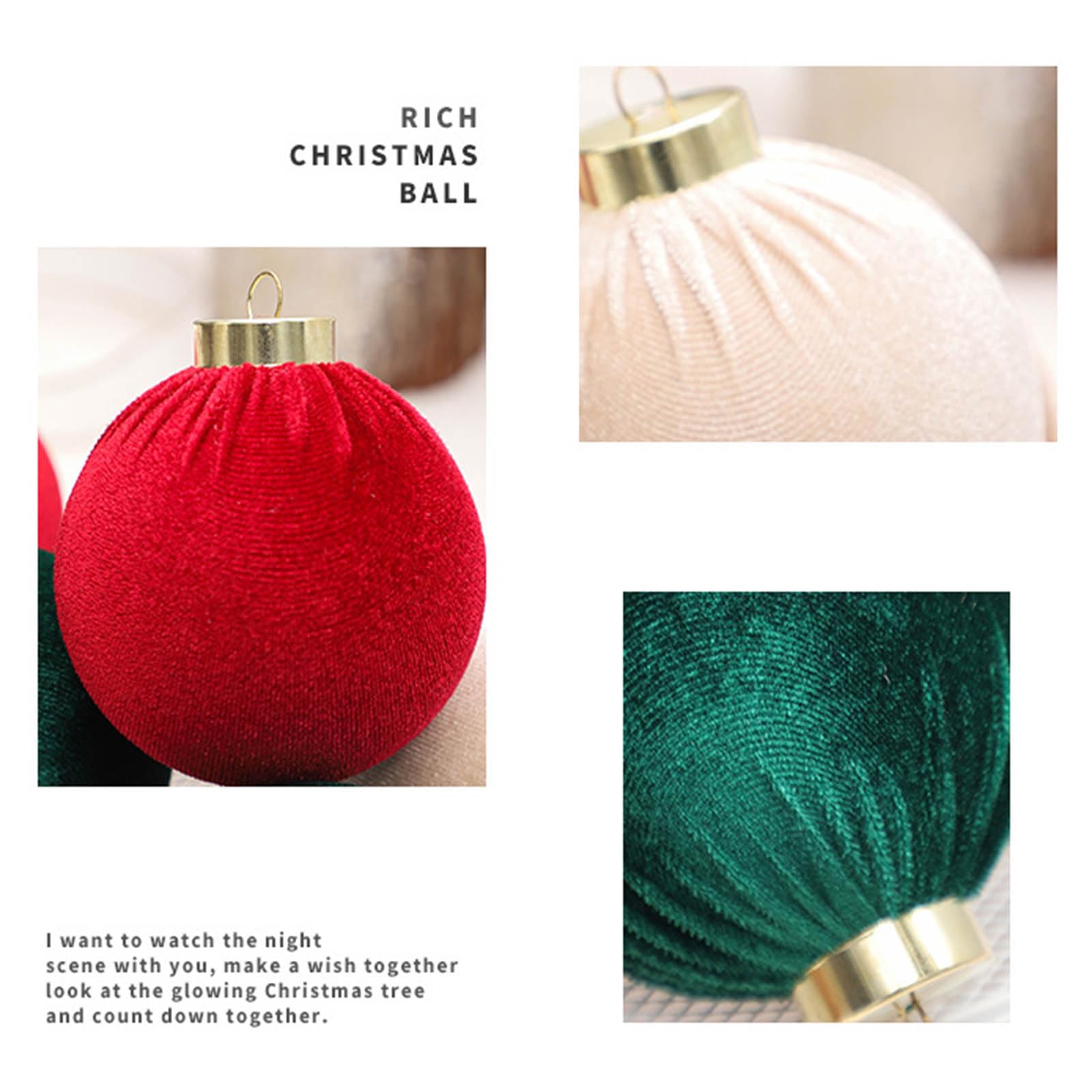 Bunte Weihnachtsschmuck: 12 Weihnachtskugeln für Innen- und Außendekoration (Blau Silber)
