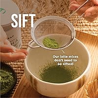Vista 3 de Jade Leaf Matcha - Tamiz de acero inoxidable - Elimina grumos en tu polvo de té verde - Gran regalo para los amantes del matcha