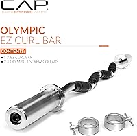 Vista 2 de CAP Barbell Barras olímpicas de bíceps y tríceps Múltiples opciones