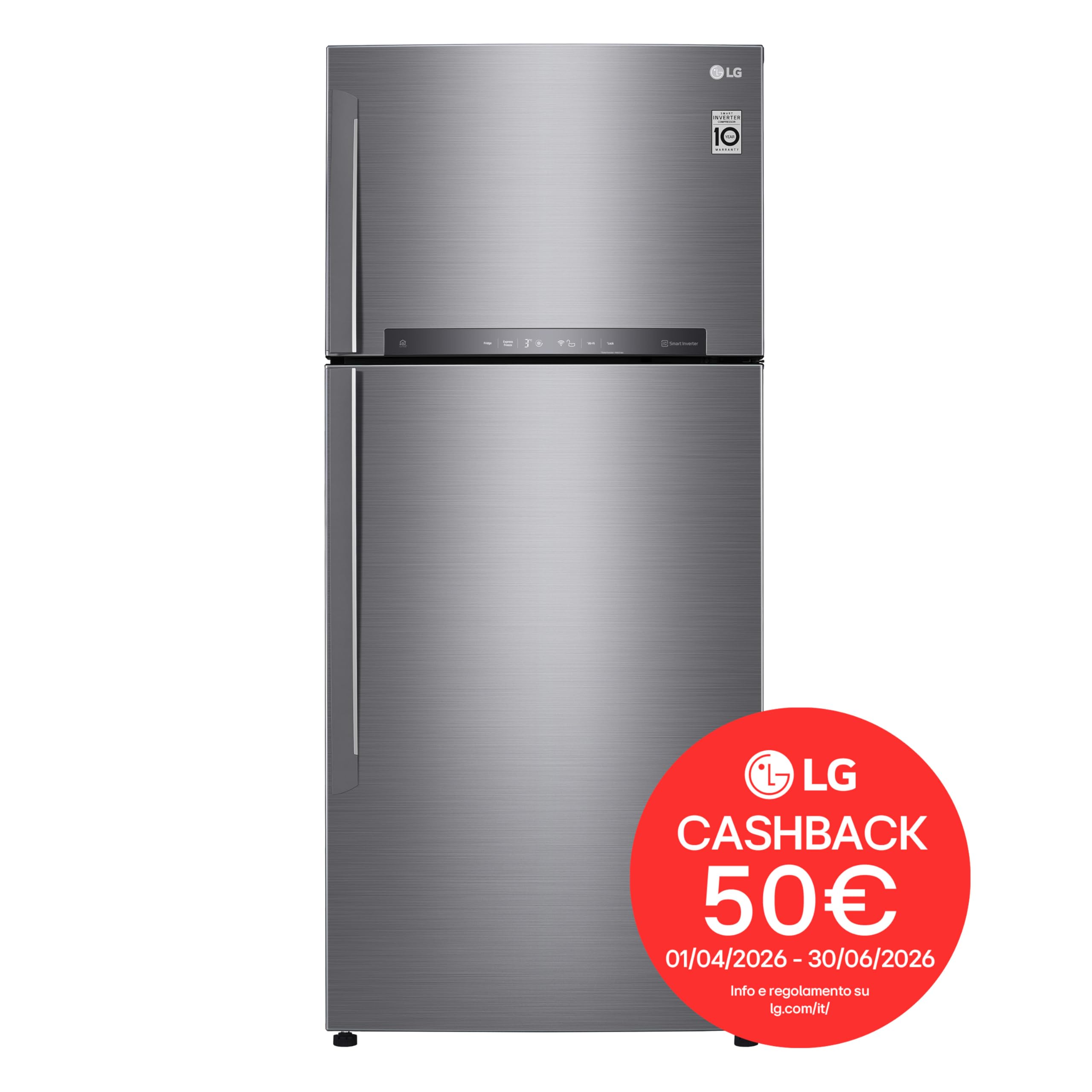 Refrigeratore Double Door GTB744PZHED 506l Wi-fi Thinq - Dettaglio