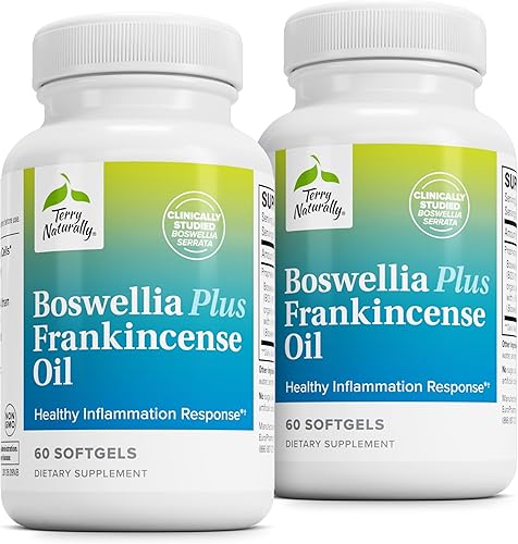 Terry Naturally Boswellia Plus - Aceite de incienso - Suplemento de apoyo articular para apoyar la movilidad y la comodidad de las articulaciones