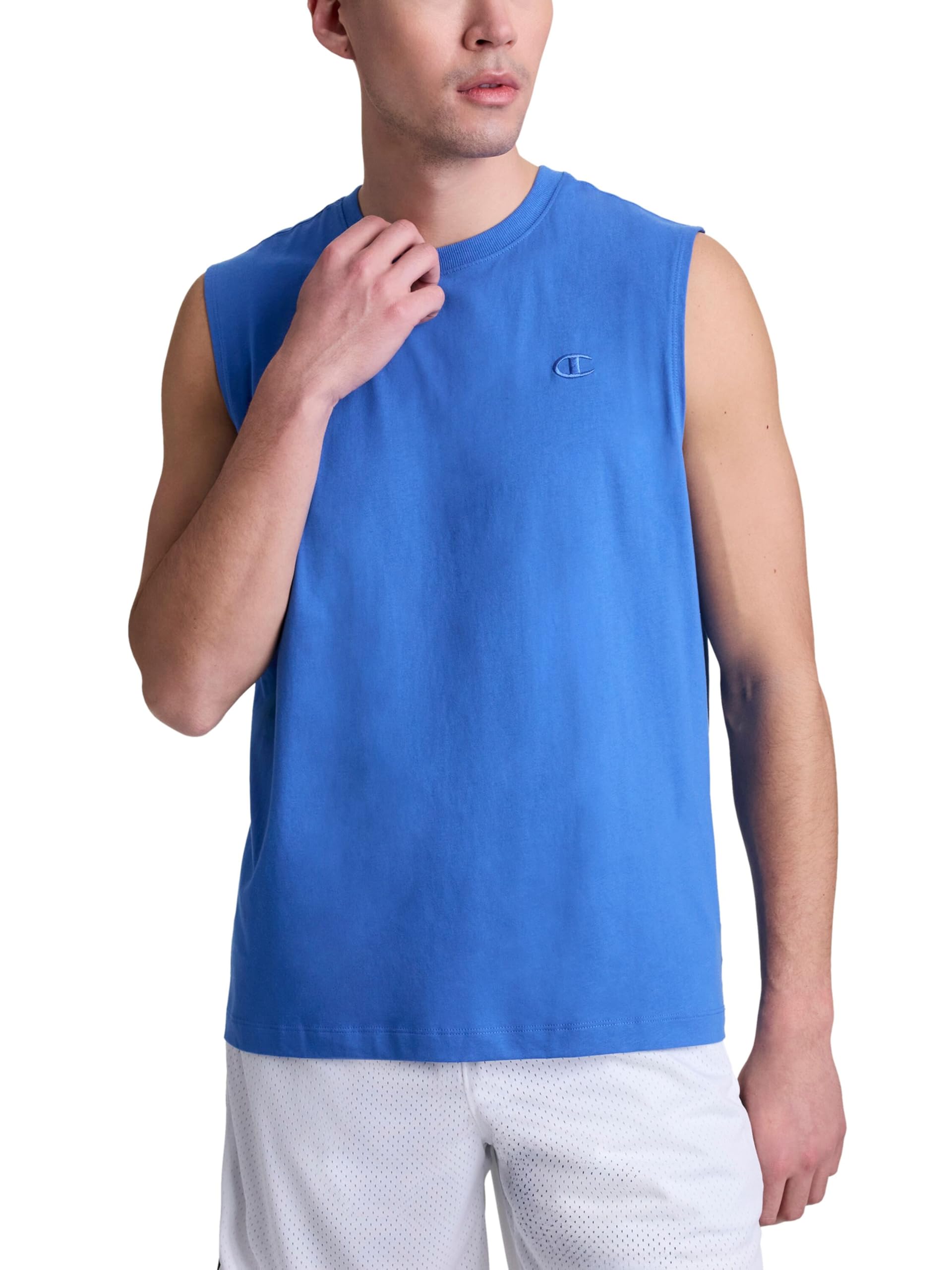 Champion Men's Muscle Tank, Classic Graphic Muscle Tee, Sleeveless T-shirt for Men (Reg. Or Big &amp; Tall)