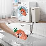 Amazon Basics Hide and Seek Squeaky Dog Plush Toy, Rabbit and Carrot, 4 Pack