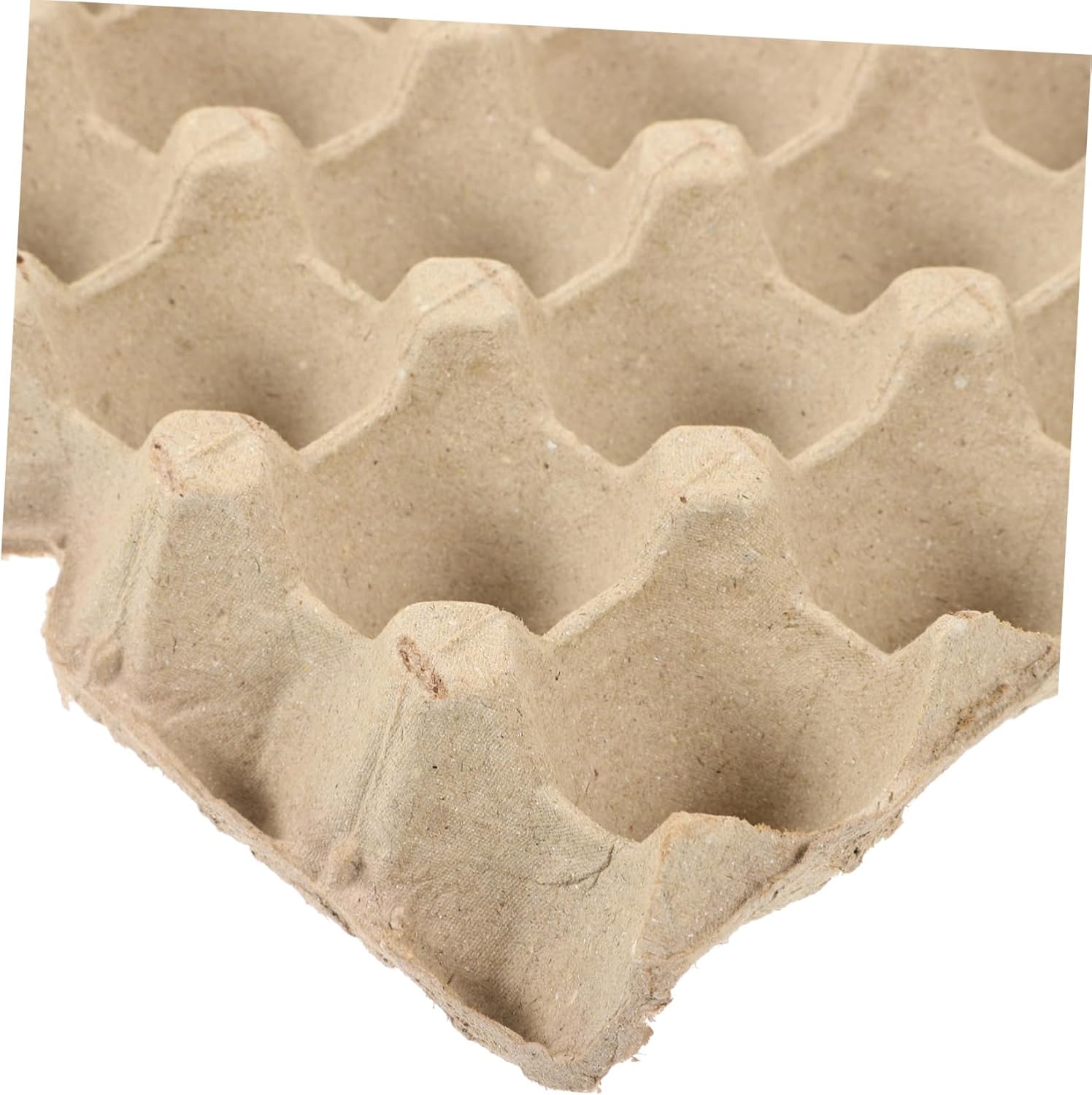 5pcs Paper Pulp Egg Carton Chicken Egg Tray for All Stackable Design for Refrigerator Storage and