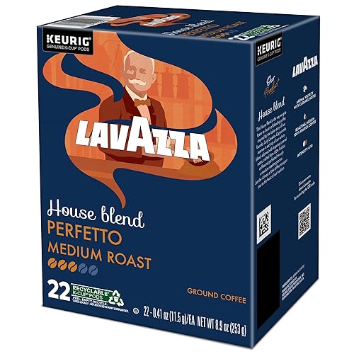 Miniatura 13 de Lavazza House Blend Perfetto, cápsulas Keurig K-Cup de una sola porción, café tostado medio, caja de 88 unidades (4 paquetes de 22)