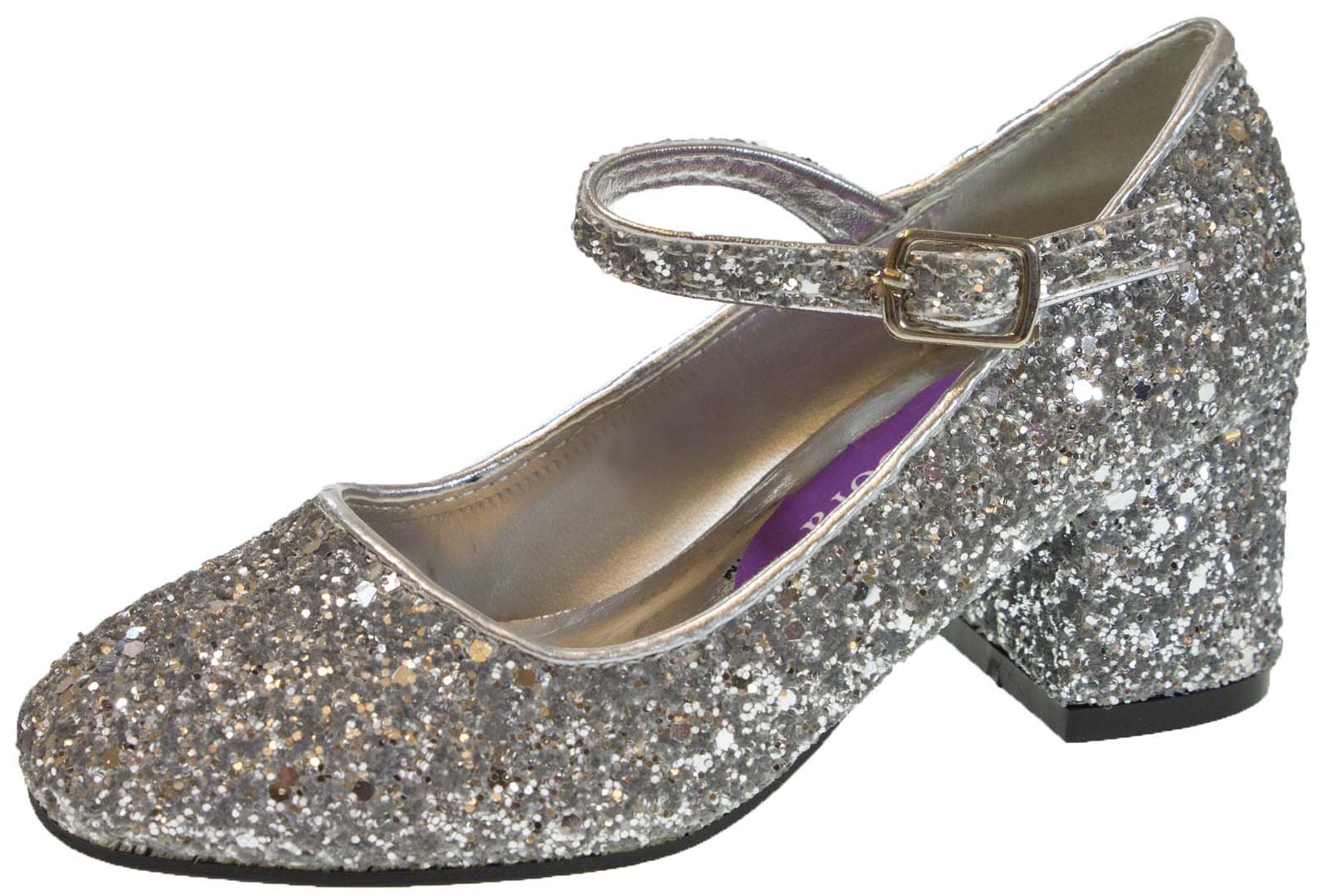 Lora Dora Chaussures Mary Jane de fête à Talon Bas avec Bride pour Fillettes