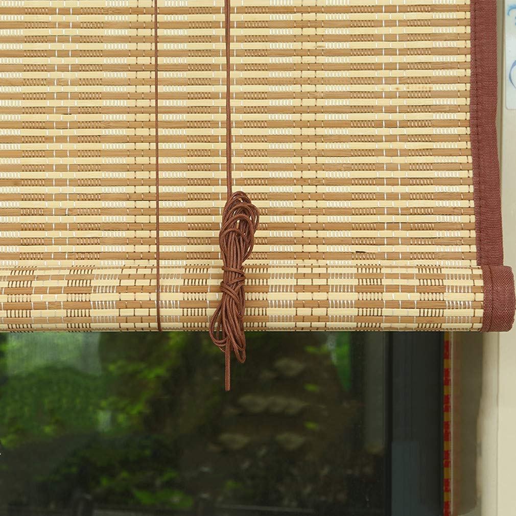 Persianas de rodillo de bambú para proteger electrodomésticos y muebles del sol intenso