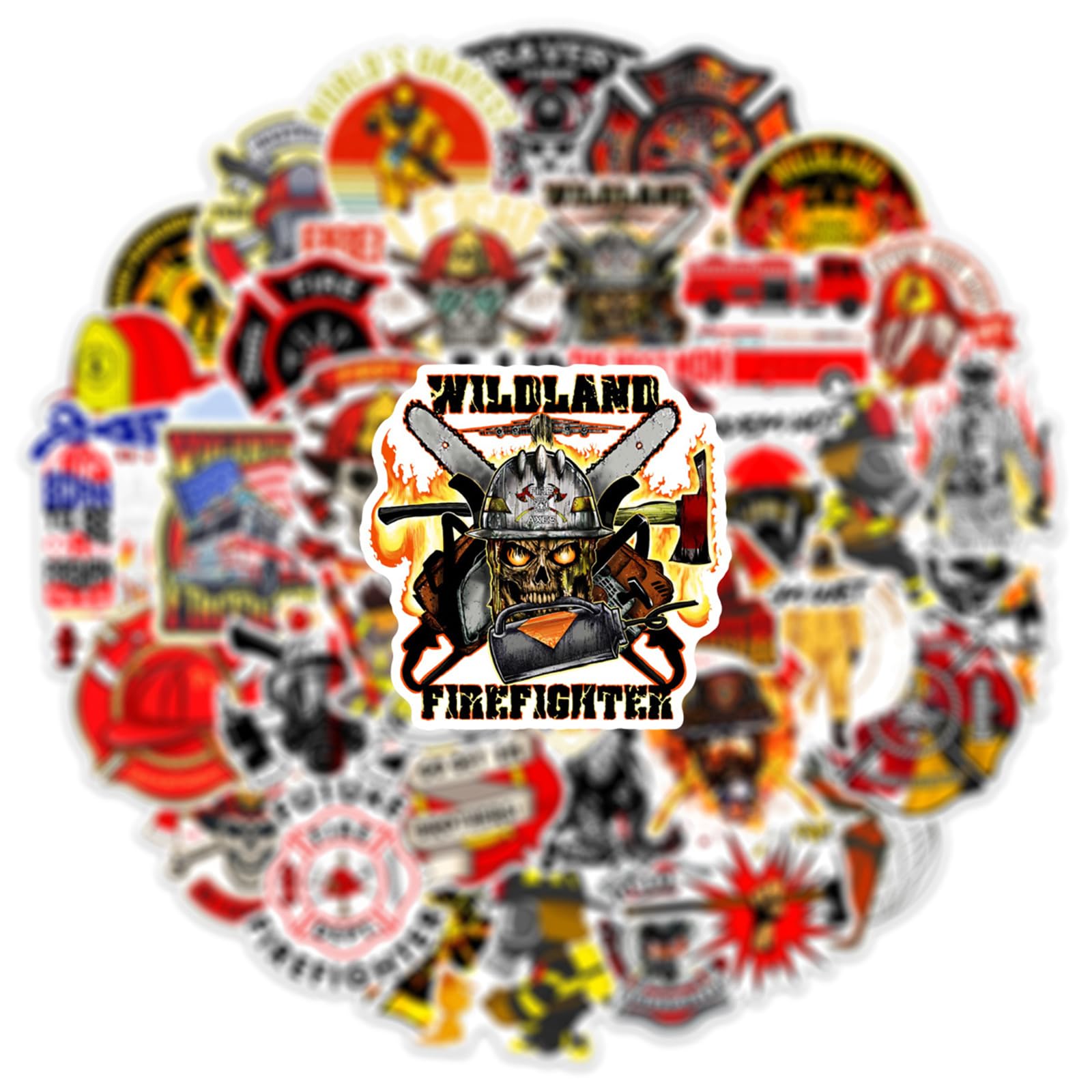 Fireman Stap Sticker Firefighter Stickers And Decals