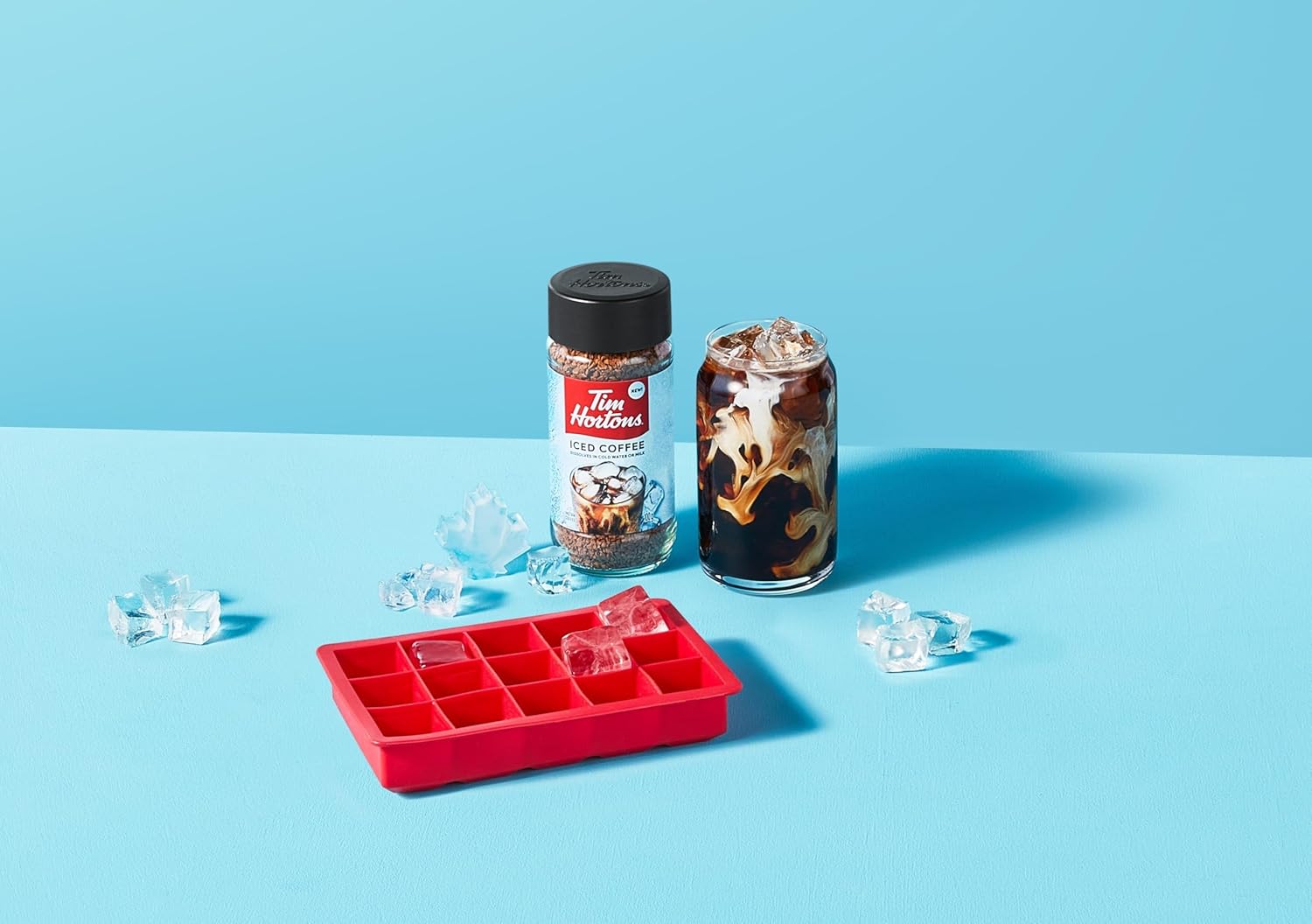 Tim Hortons Instant Iced Coffee, 100g, Dissolves in Cold Water or Milk - Image 5