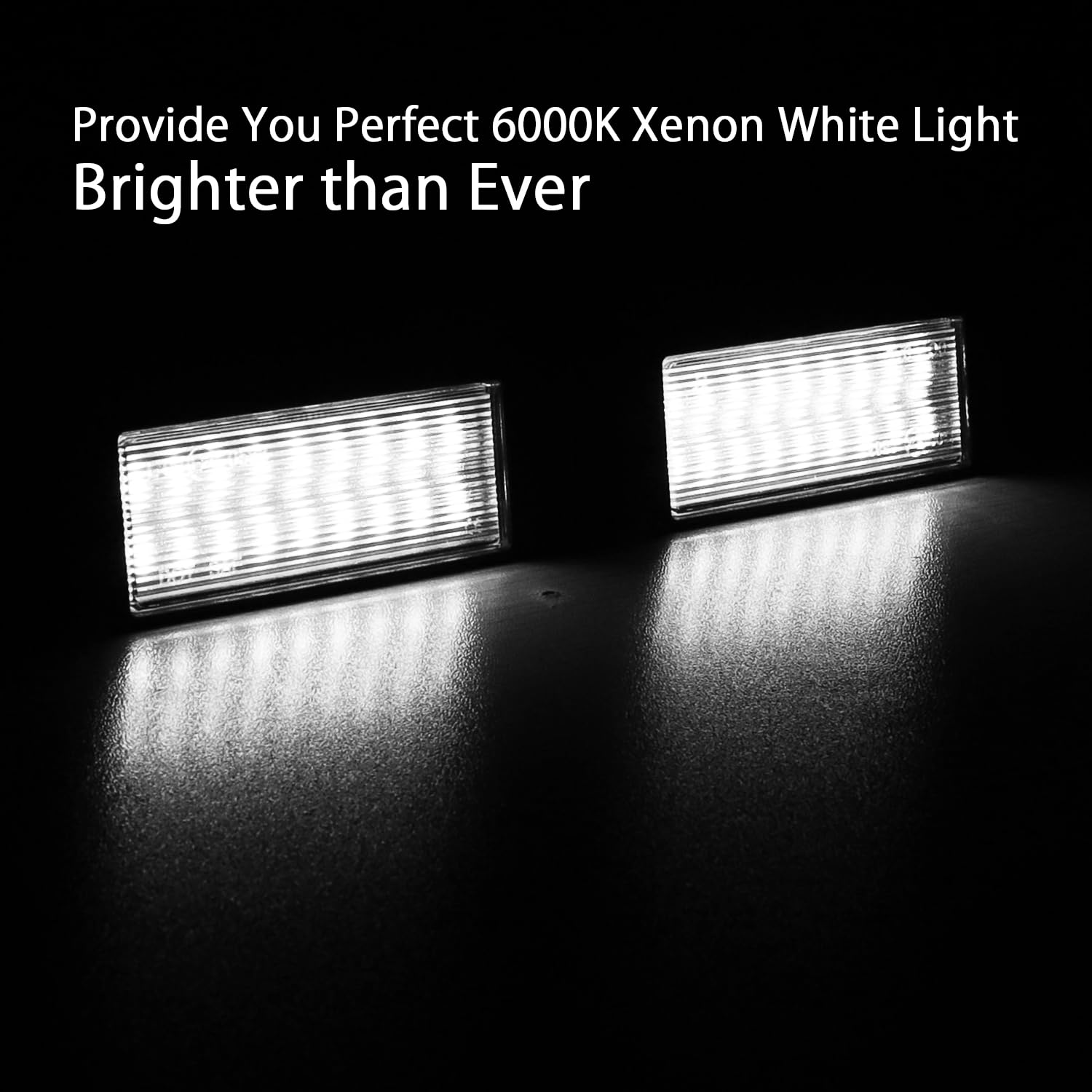 Luces LED para Matrícula, Libre de Errores Luces de Matrícula Traseras Reemplazo, SMD Blanca Brillante, Compatible con Hyundai IX35 Tucson Tyb LM, Ki-a MK4 BD K3 Forte MK3 etc,.2 Luces