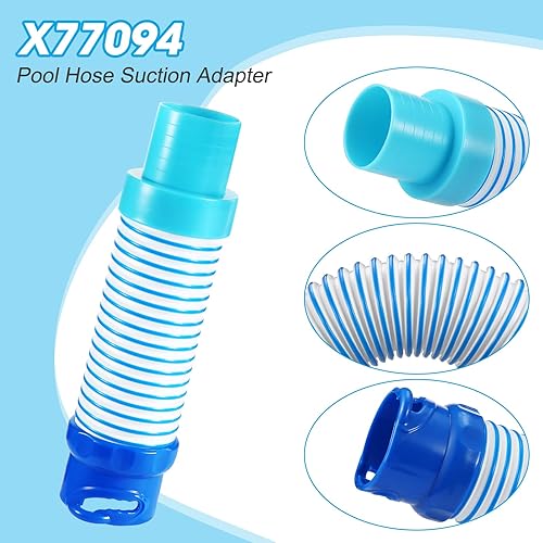 Miniatura 3 de X77094 - Adaptador de manguera de vacío de piscina, adaptador de succión de repuesto para limpiador de piscina Zodiac MX6 Baracuda MX8 X7 Quattro
