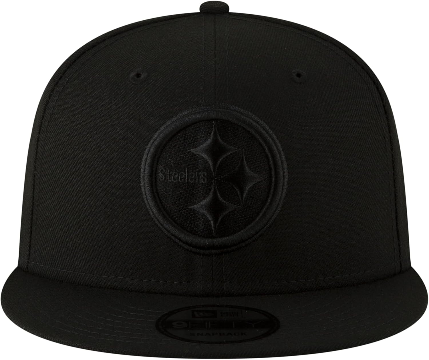 New Era NFL 9FIFTY Black On Black Adjustable Snapback Hat Cap One Size Fits All