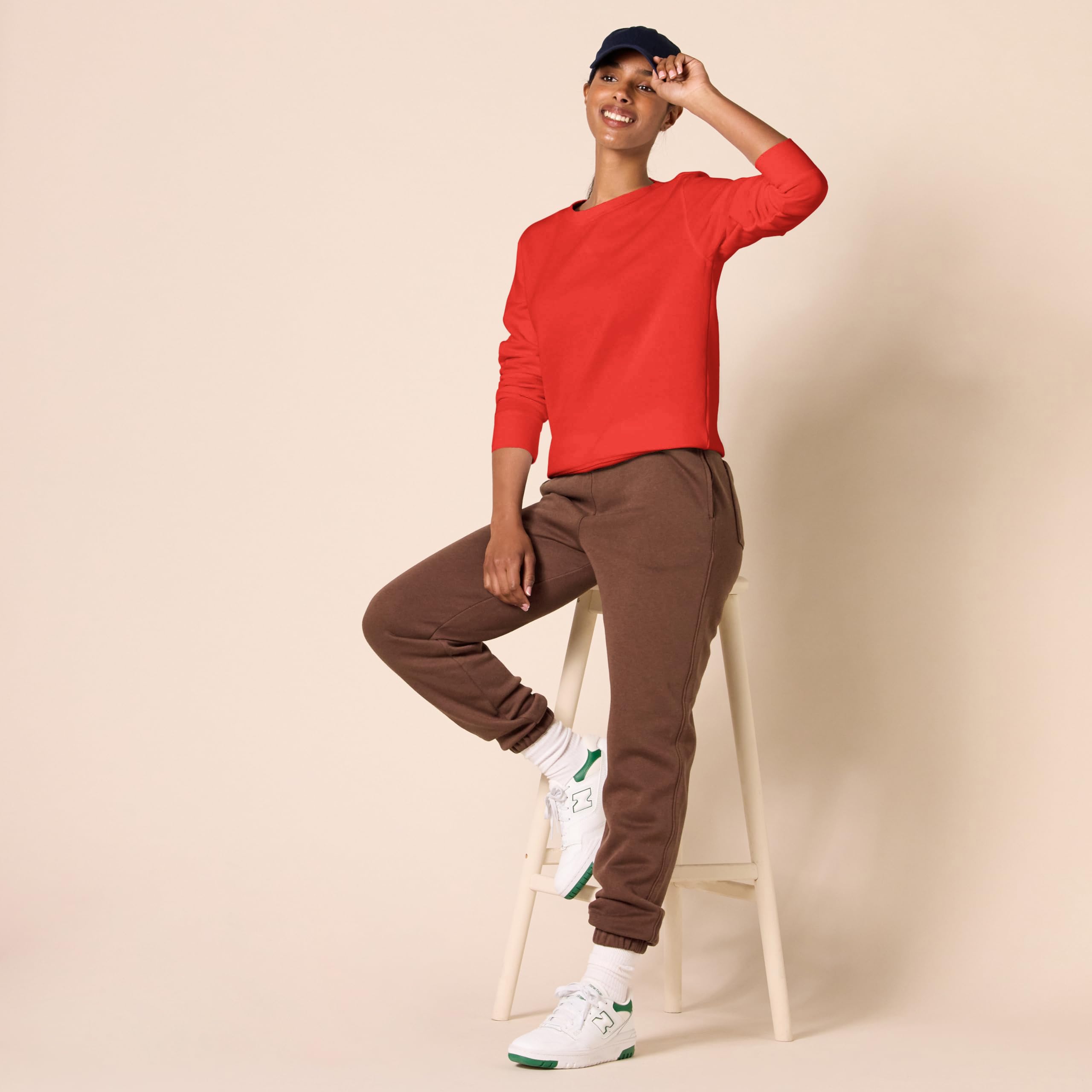 Amazon Essentials Felpa in Pile Girocollo (Disponibile in Taglie Forti) Donna