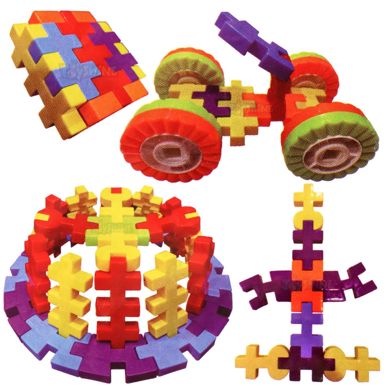 Toyshine Tetris 80+ Smart Intelligent Blocks Construction Blocks with Tyres for Car Making, Learning Toy, Plastic, Age 3-7 Years- Multi-Color (B09K79TG82) Amazon Price History, Amazon Price Tracker