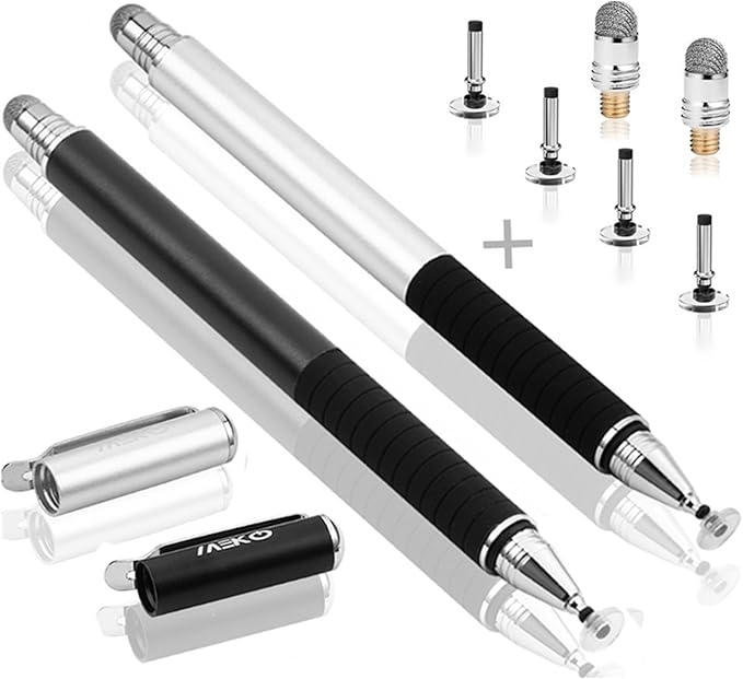 MEKO (2 Peças) [Série Precision 2 em 1] Caneta Stylus/Styli para Todos Os - imagem principal