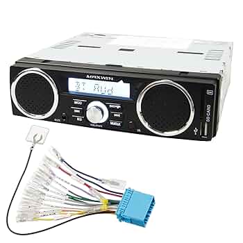 スズキキャリー、ニッサンスキッパーのカーラジオと取り付けボックスです スズキキャリー、ニッサンスキッパーのカーラジオと取り付け