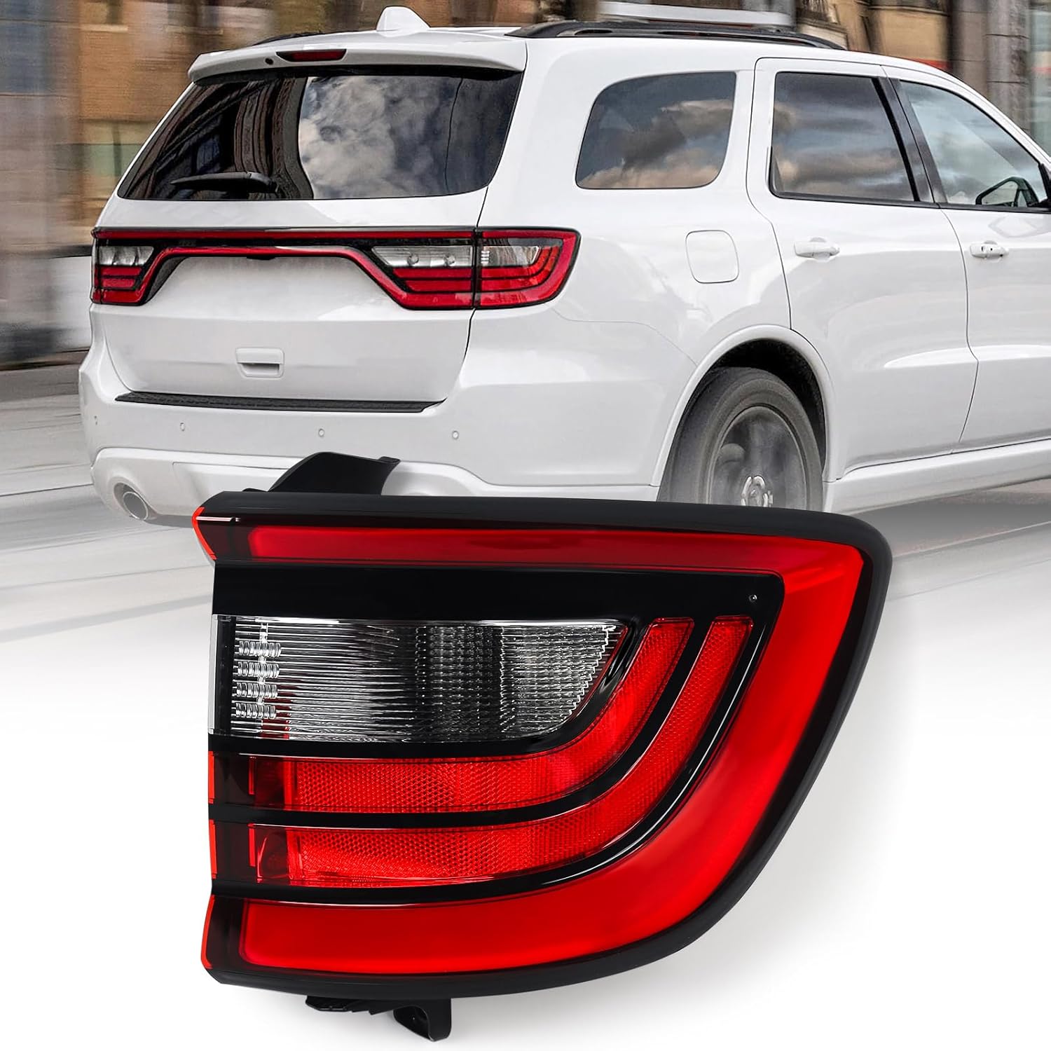 FIONE RH Outer Tail Lights Compatible with Dodge Durango