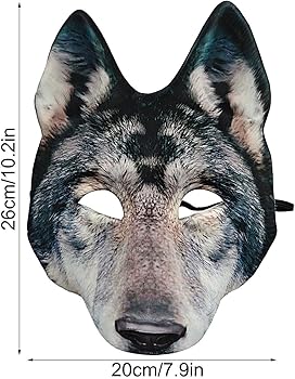 Amazon.co.jp: [Kezvmhy] オオカミマスク大人、リアルなオオカミマスク