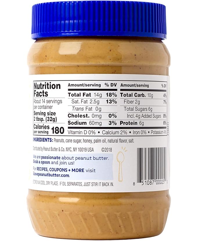 Mantequilla de Maní Peanut Butter & Co. The Bees Knees con Miel, Sin Gluten, 16 oz (Pack de 3) miniatura 2