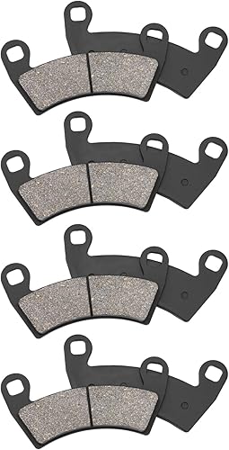 Miniatura 3 de AHL Pastillas de freno delanteras y traseras para POLARIS 700 Ranger Crew EFI 4x4 2009/800 Ranger 6x6 2010-2015 / RZR-4 XP900 RZR XP4 900