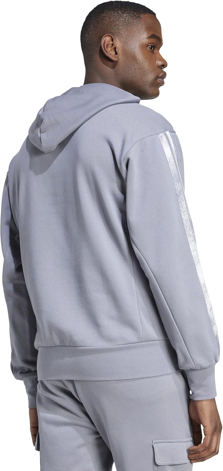 adidas mens All Over Printed Colorblock Hoodie - Image 2