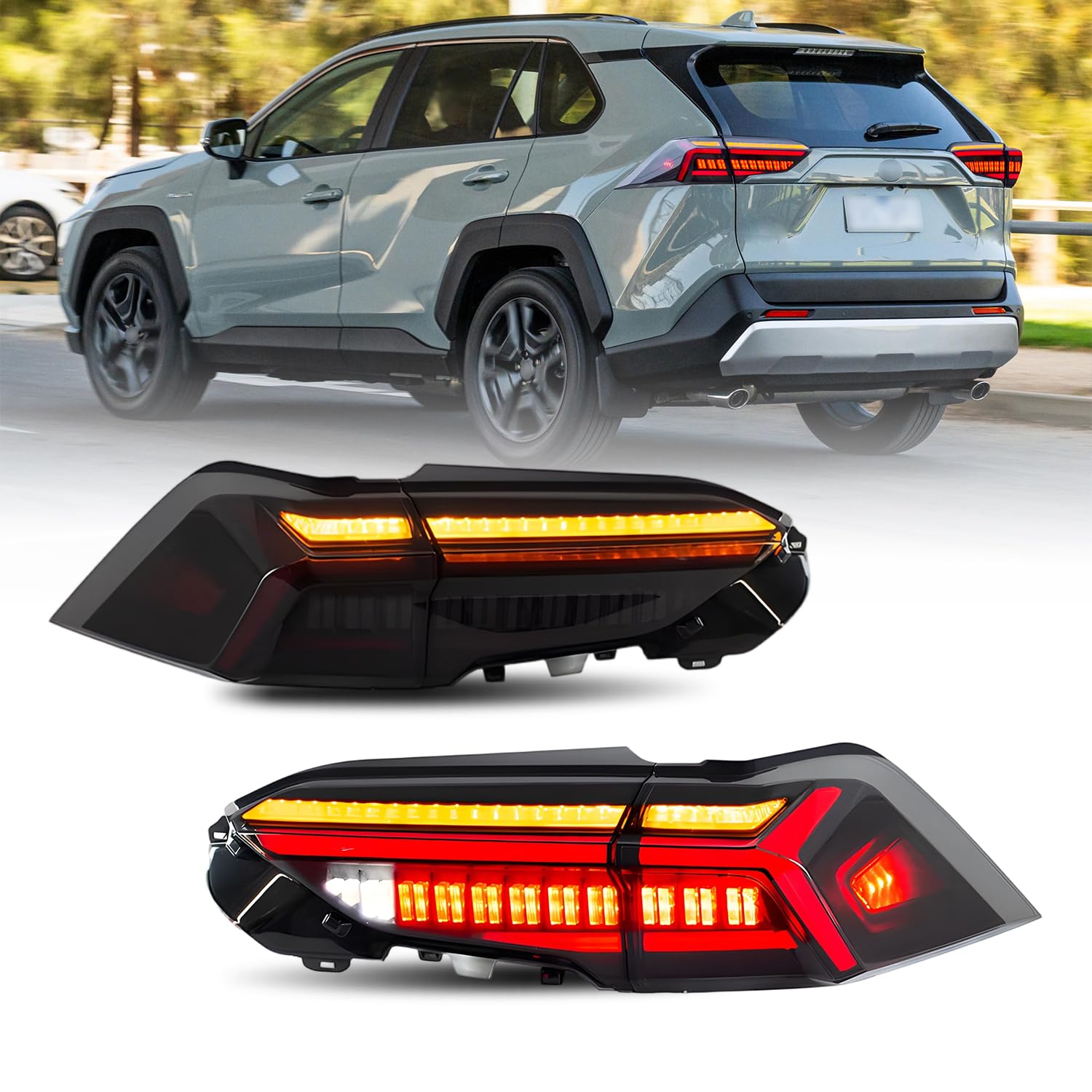 Amazon | HCMOTIONZ トヨタ RAV4 5代目 全LED テールランプ XAA50