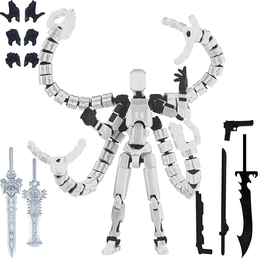 Amazon.com: Binvin Assembly Completed T13 Action Figure,T13 Action
