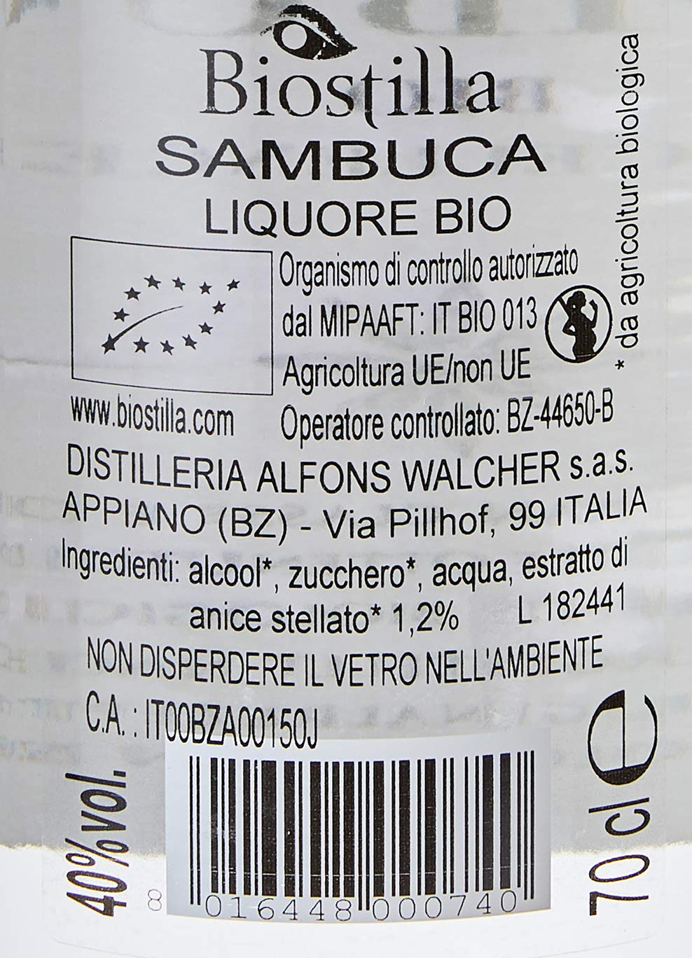 Biostilla Sambuca, 700 ml