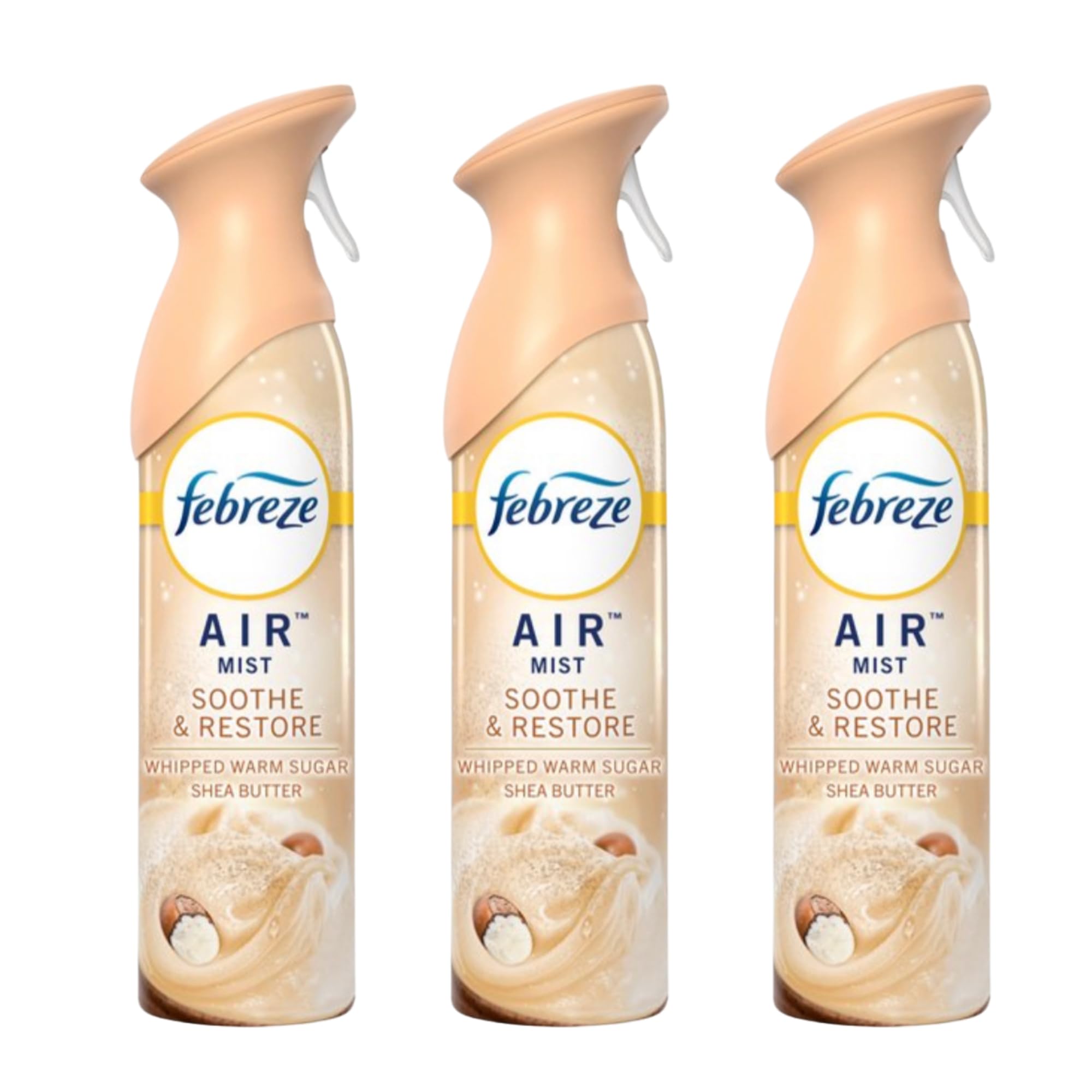 Febreeze Air Whipped Warm Sugar Spray Air Freshener 3 pack