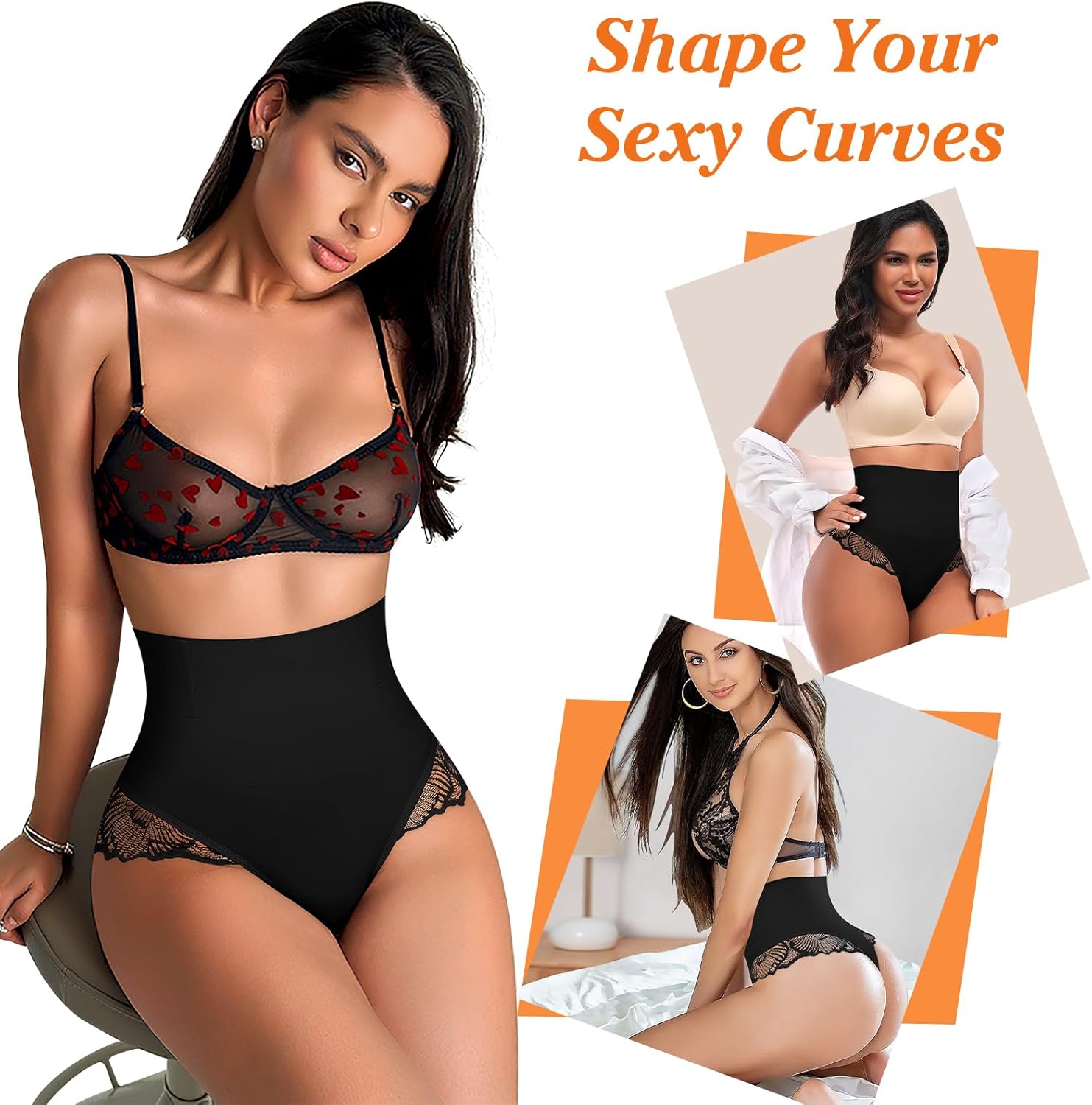 Tummy Control Thong Shapewear for Women High Waisted Body Shaper Panties Shaping Thong Girdle Underwear - Image 5