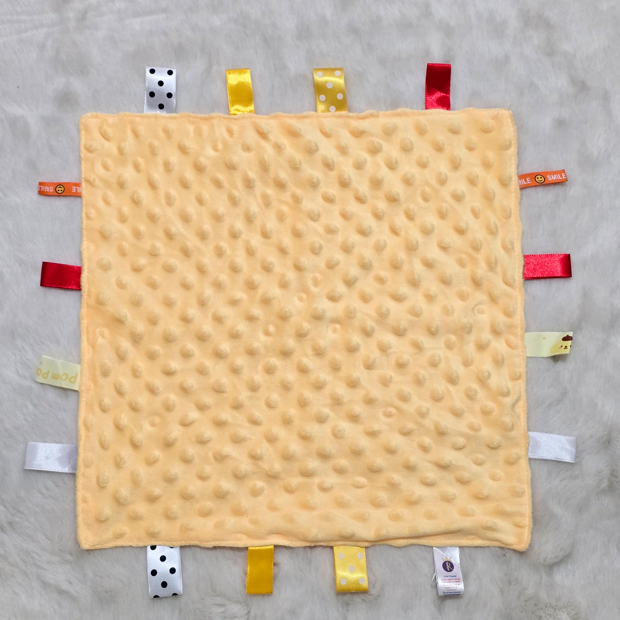 Royal Icon Baby Comforters tag blanket, Ultra Soft and Unique Design Taggies for Babies - Image 2