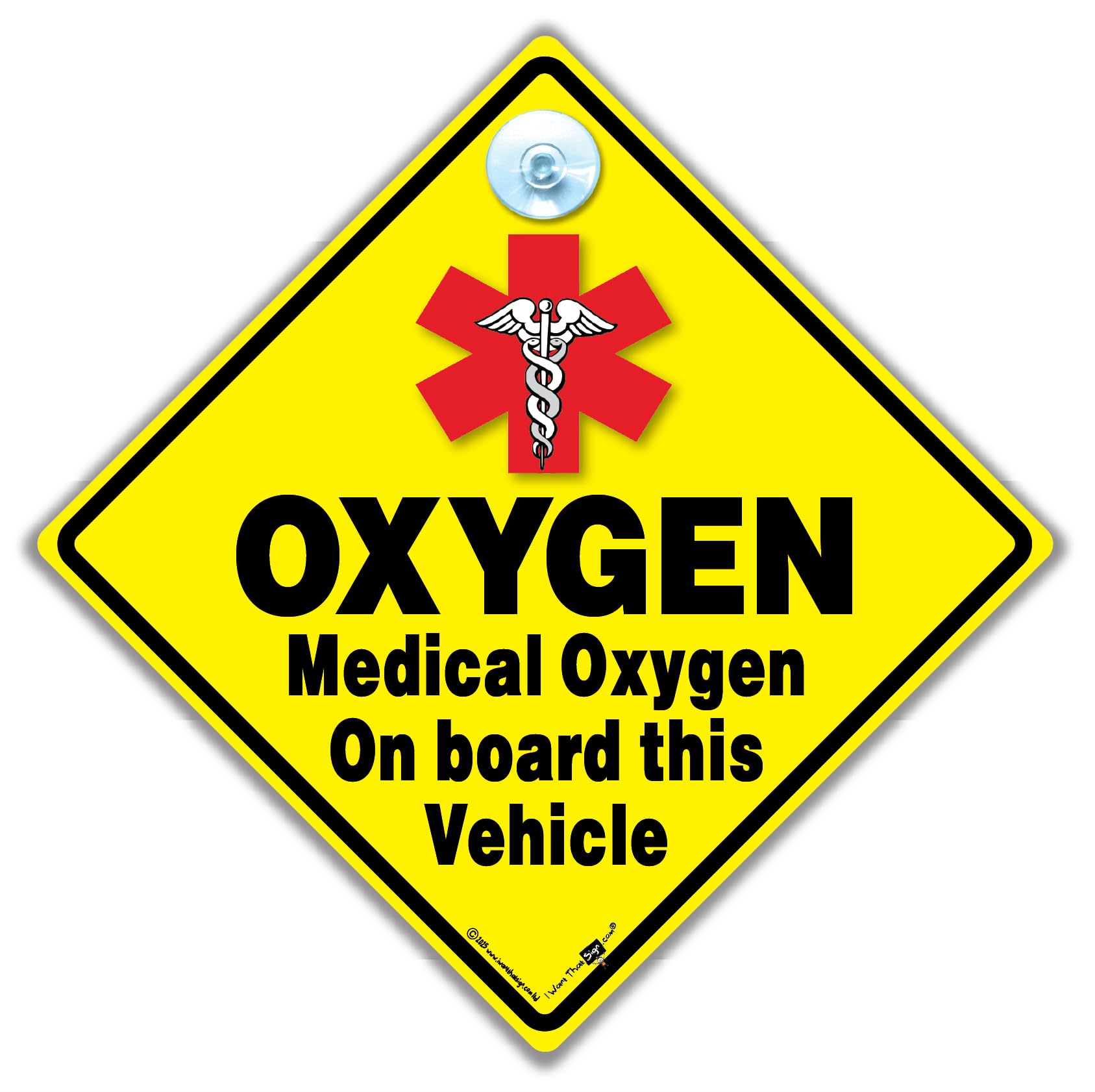 Oxygen Placard Board 1200x900